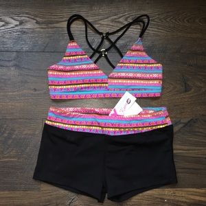 California kisses dancewear, bra top and short